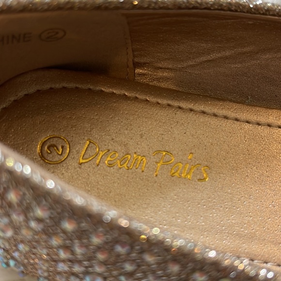 Feel Like a Princess - Gold Rhinestone Ballet Flats - Picture 9 of 9